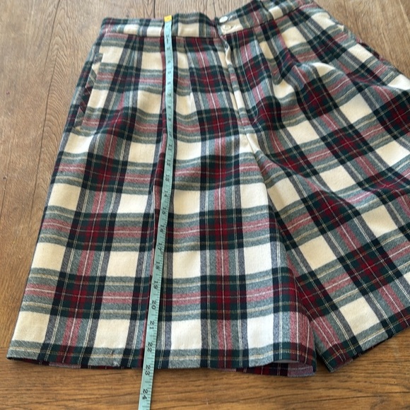 Vintage Collectible Gold Wool Plaid Shorts - Picture 4 of 7